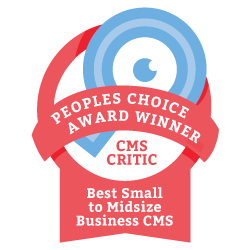 2013 People's Choice Winner for Best Small to Midsize Business CMS