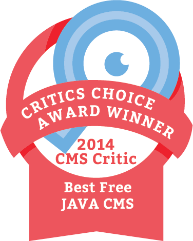 2014 Critics' Choice Award Winner - Best Free Java CMS