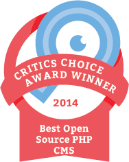 2014 Critics' Choice Award Winner - Best Open Source PHP CMS