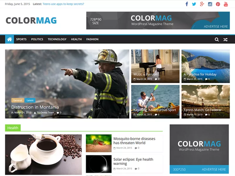 9 Great WordPress Themes for Blogging, Business & News Sites