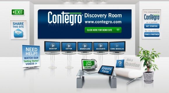 Contegro offers Free Trials through new Discovery Room