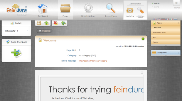 feindura CMS 2.0 has been Released