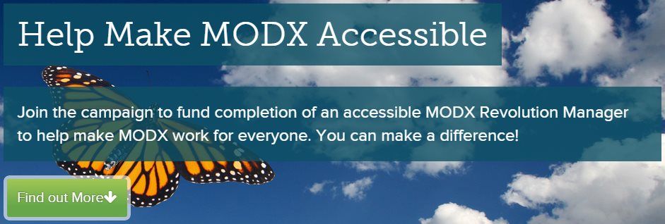 MODX Makes Noble Move Towards True Accessibility
