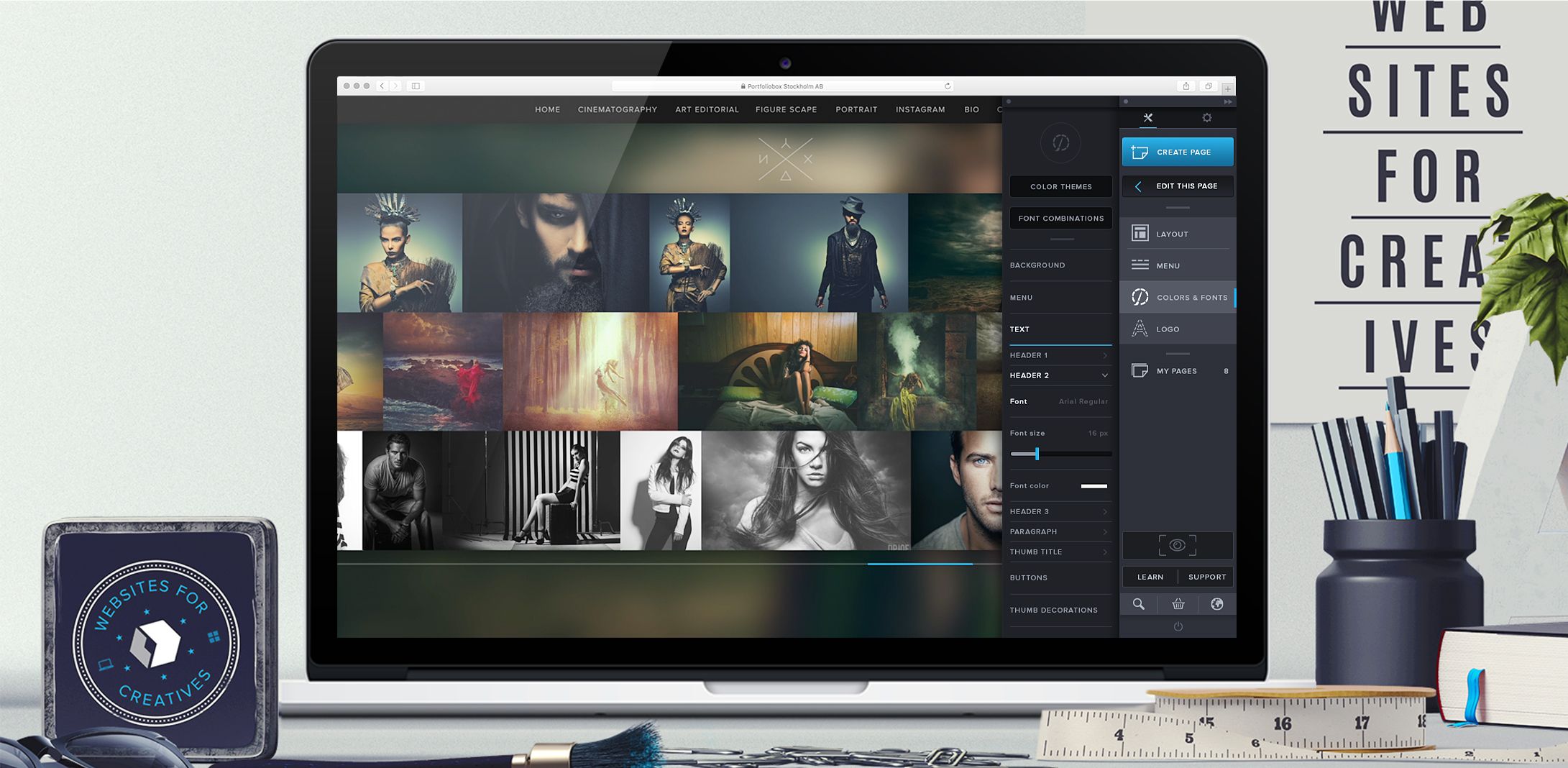 Portfoliobox website builder will now be free for students