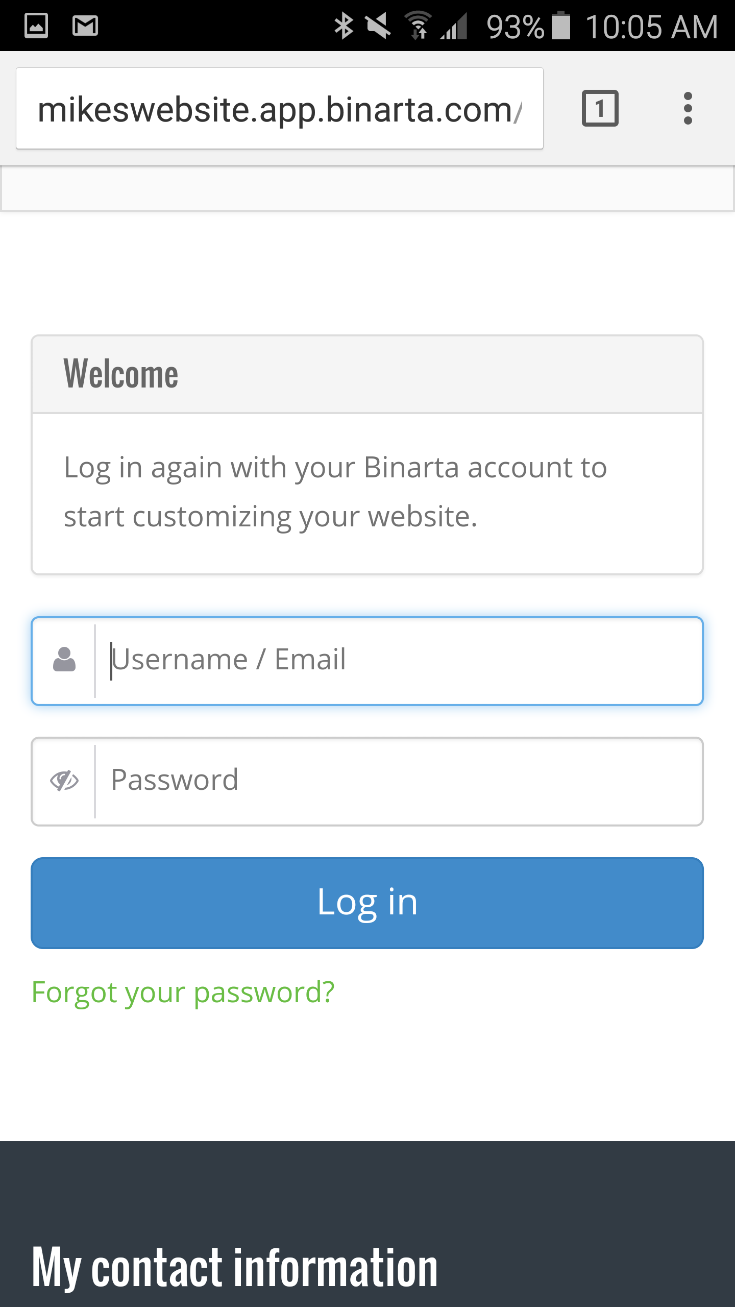 Binarta Review - Designing Websites with your Smartphone Browser