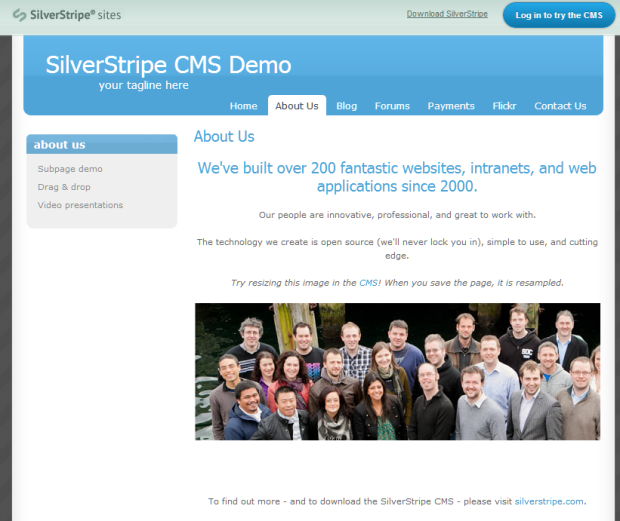 SilverStripe final beta release for CMS and framework