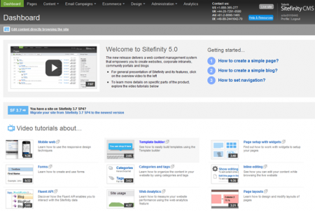 Sitefinity Review - A Look at Sitefinity 5