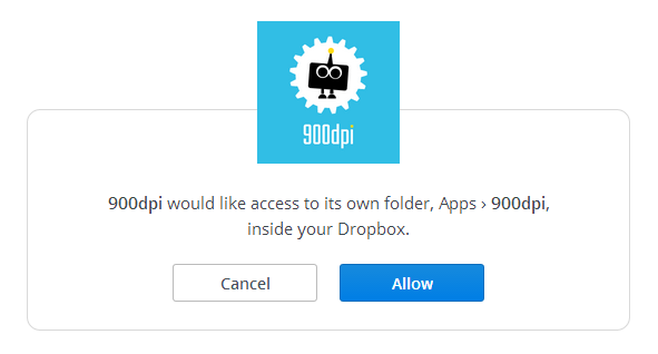 900dpi Dropbox